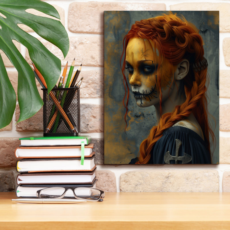Art mural sur toile Epic Graffiti «Ode To The Haunted» par r3darch0n, H 16 po x l 12 po x P 0,75 po