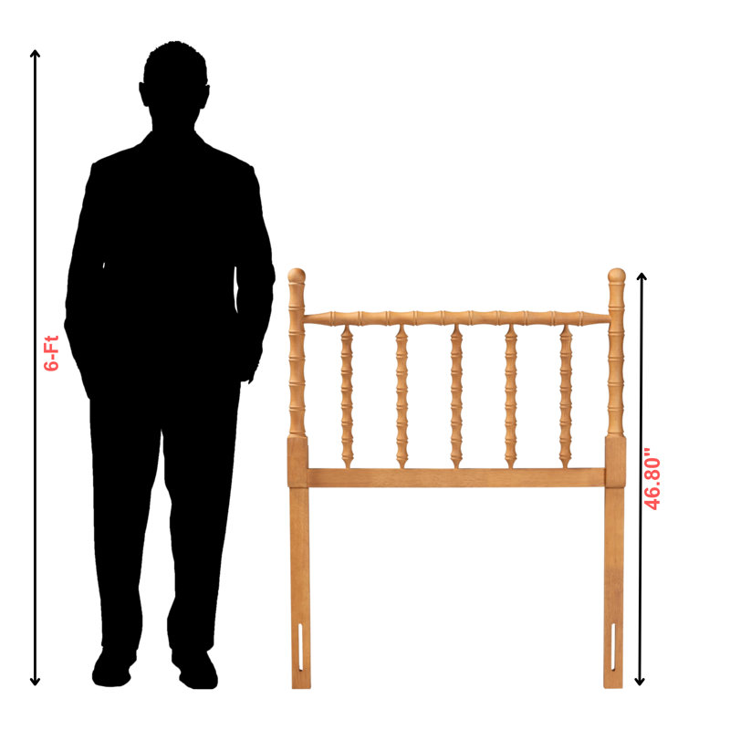 Tête de lit à motif de bambou Willshine