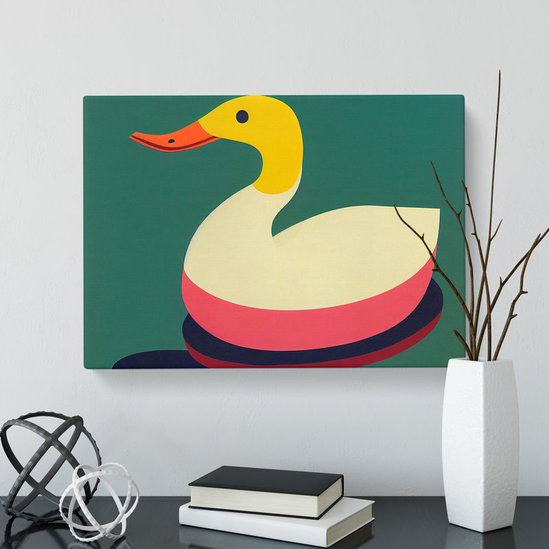 An Abstract Duck - Wrapped Canvas, 35cm H x 50cm W x 3cm D