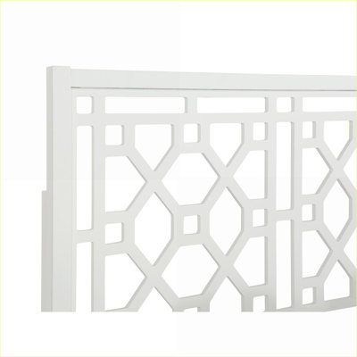 King Size Solid Poplar Wood Storage Platform Bed Adjustable Height White No Box Spring Needed For Master Bedroom