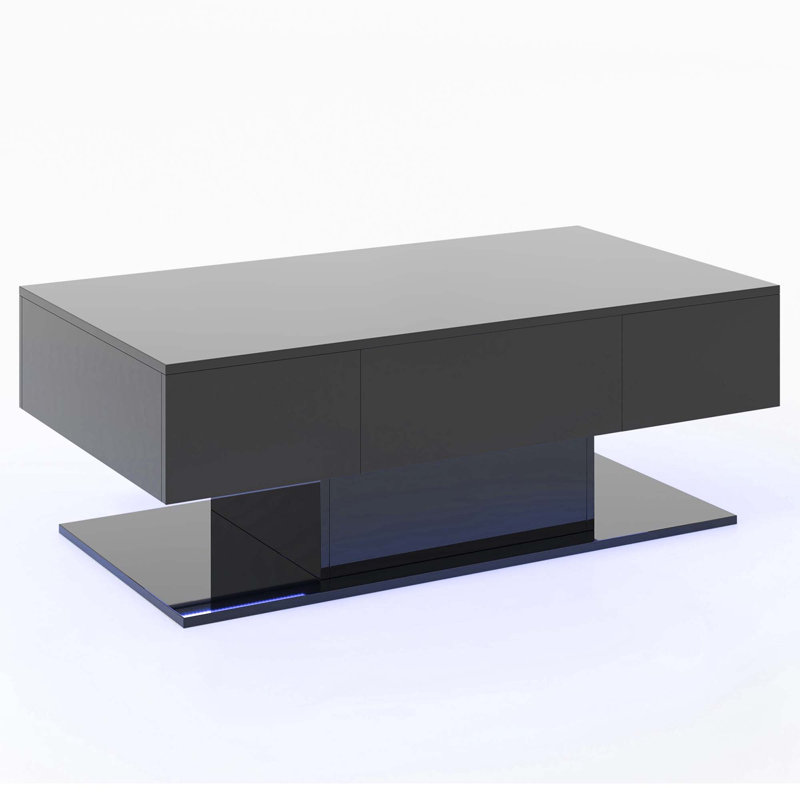 Table basse Kaylinn, Noir