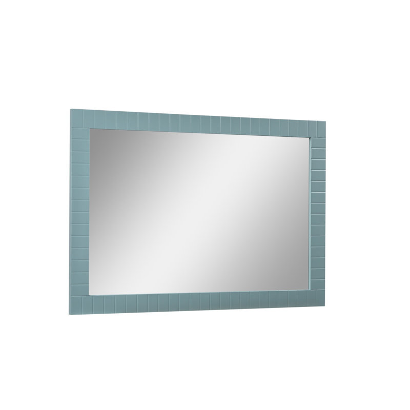 Miroir mural Kamien, 28 po x 28 po, Vert clair