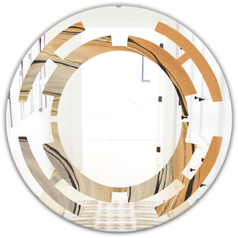 Miroir mural sans cadre Space Canion II, H 23,6 po x l 23,6 po