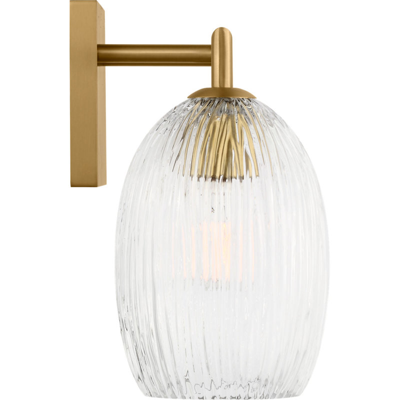Wilmont Vanity Light, Burnished Brass, 3