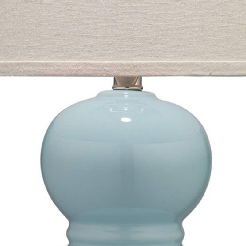Ridgell Ceramic Table Lamp, Blue