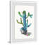 Little Blue Cactus 1 Piece Single Picture Frame Wall Art-276126479