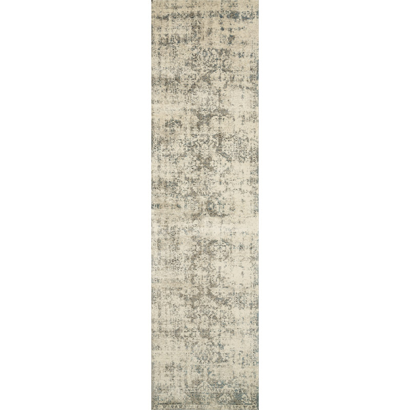 Tapis ivoire / gris Mahfuze