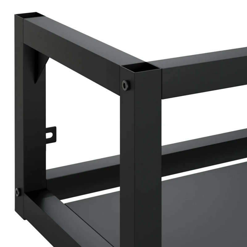 Heerad 59cm Single Bathroom Vanity Base Only, Black