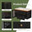 36＂Single Floating Bathroom Vanity With Sink, Wall Mounted Vainty With Motion-Sensor Led Night Light-1436289810