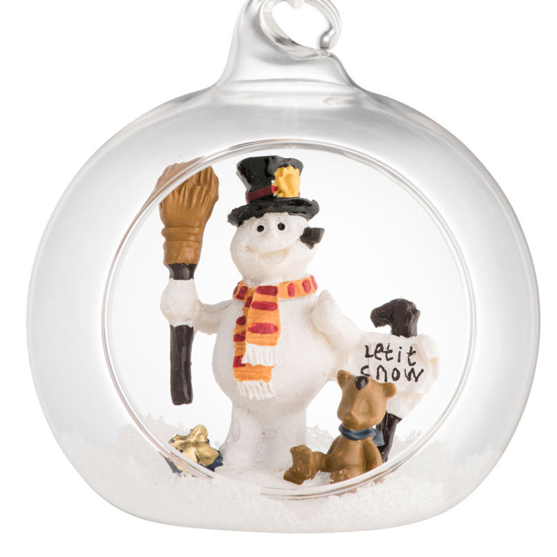 10cm Glass Hanging Figurine Ornament