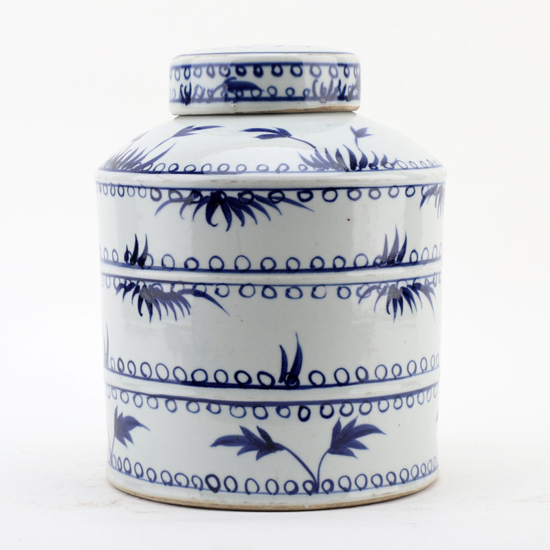 Handcrafted Porcelain China Ginger Jar