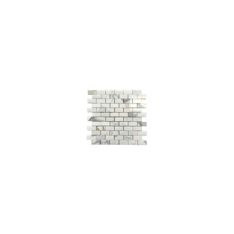 Calacatta 1" x 2" Marble Mosaic Tile