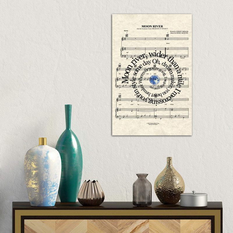 Moon River - Wrapped Canvas Print, 66.04 cm H x 45.72 cm W x 1.91 cm D