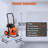 Drain Cleaning Machine 75FT x 3/8 Inch, Sewer Snake Machine Auto Feed