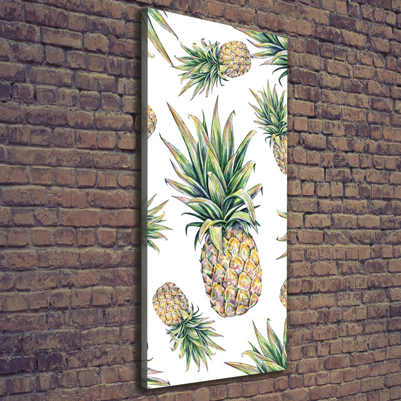 Pineapples - Wrapped Canvas Print