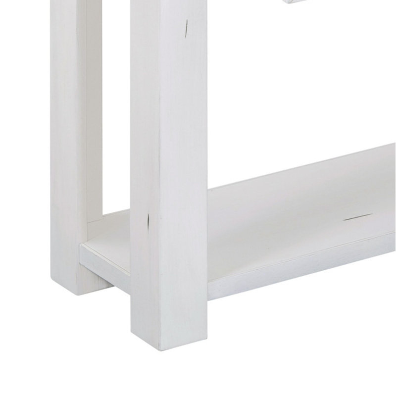 Annaliece 63'' Solid Wood Console Table, White 