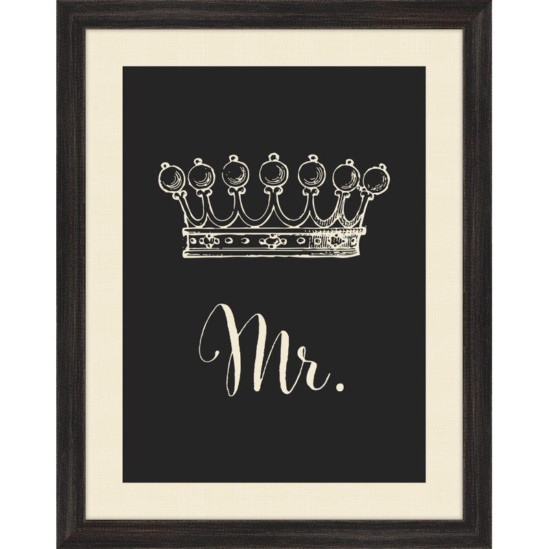 « couronne mr », impression encadrée