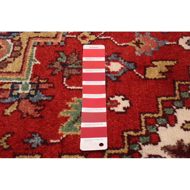 One-of-a-Kind 4' X 6' New Age Wool Area Rug in Dark Copper
