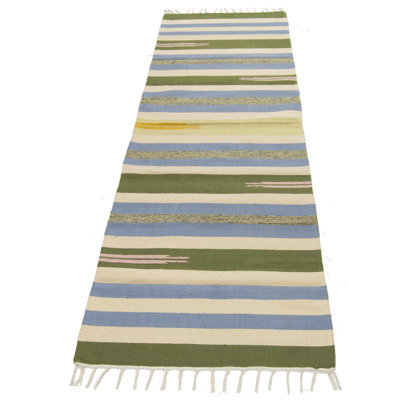 Runner Etchemin Striped Hand Loomed 60cm X 200cm Area Rug