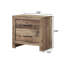 Table de chevet de style planche rustique
