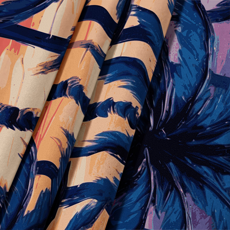 Tapisserie murale Hawaiian Palm Silhouettes, 26 po x 36 po