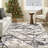 Monaco Series Abrstract Black/Gray/Ivory/Beige Area Rug-1174195848