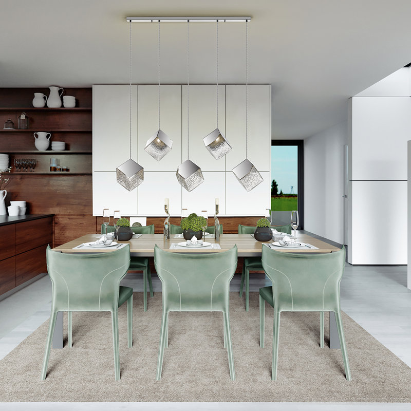 Adryn 5 - Light Cluster Pendant, Chrome