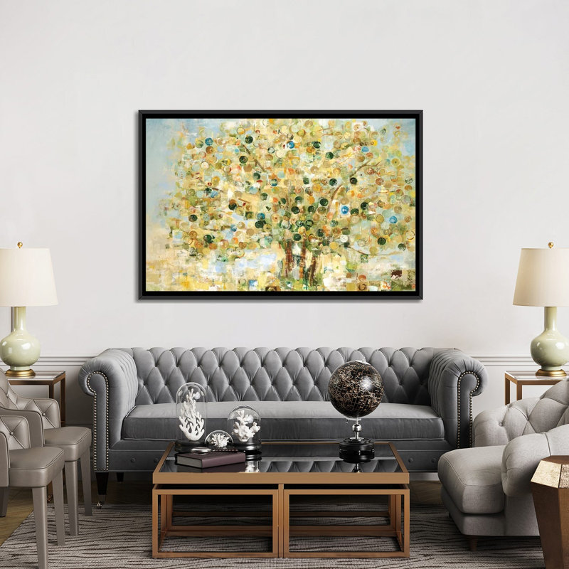 « adoption », reproduction sur toile, H 18 po x l 26 po x P 1,5 po, Toile avec cadre noir, Pas de tapis