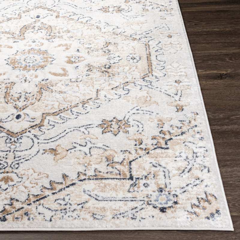 Tapis ivoire Brevyn, Rectangle de 6 pi 6 po x 9 pi 2 po