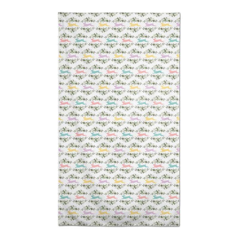 Daelen Floral Cotton Blend Easter Tablecloth