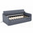 Twin Size Upholstery DayBed with Trundle &amp; USB Charging - No Box Spring Needed, Durable Frame