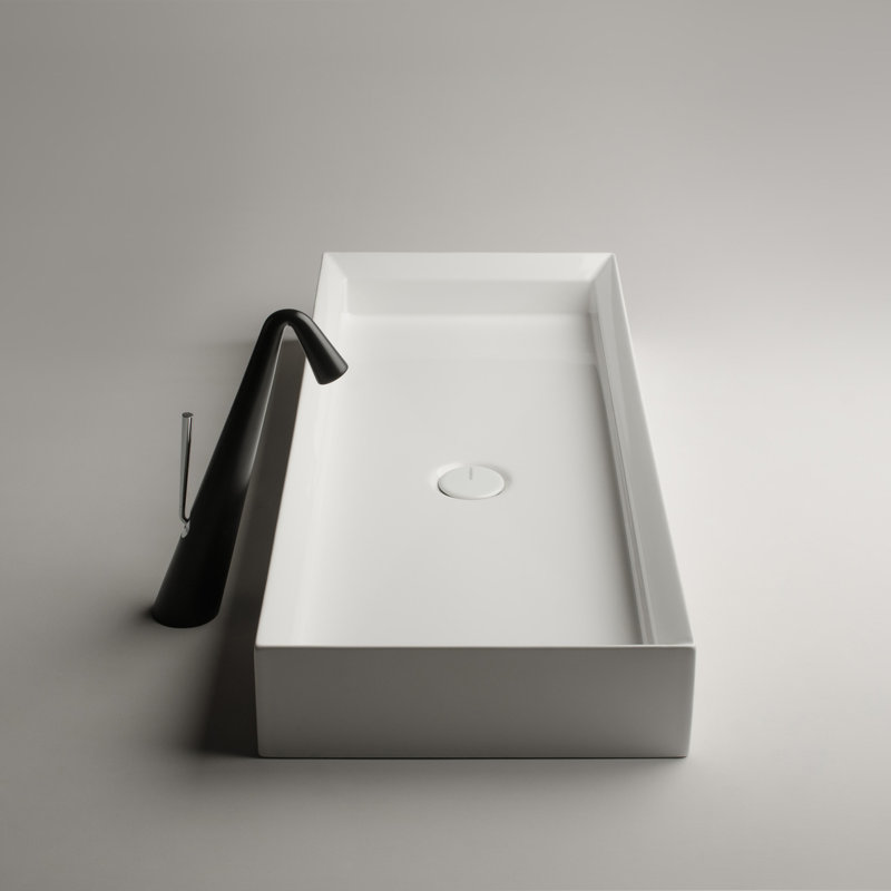 Cut 35.4'' L Bathroom Sink
