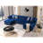 Velvet U-Shaped Sectional Symmetrical-1838548052
