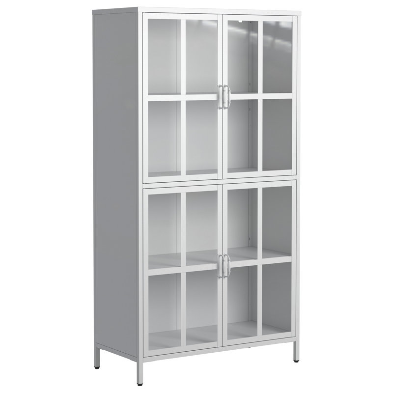 Armoire de rangement en métal haut de gamme polyvalente pour la maison et le bureau