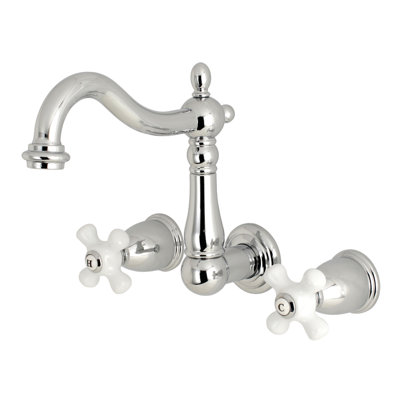 Robinet de salle de bain fixé au mur Heritage