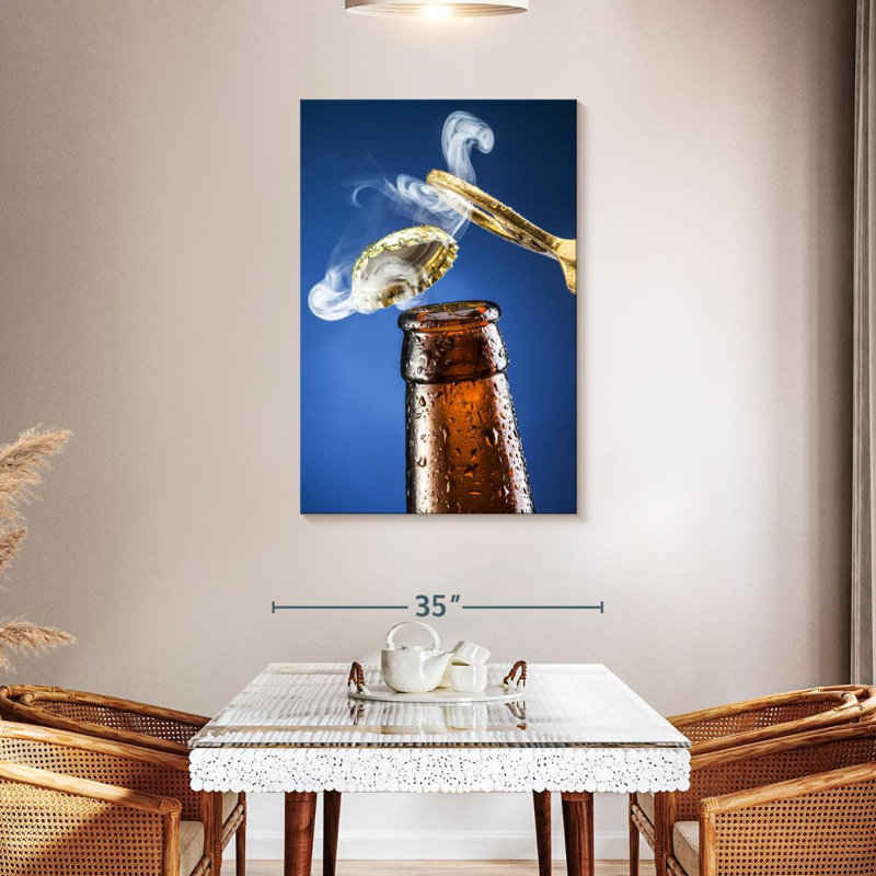Yarlin Beer Vapor, 45" H x 30" W