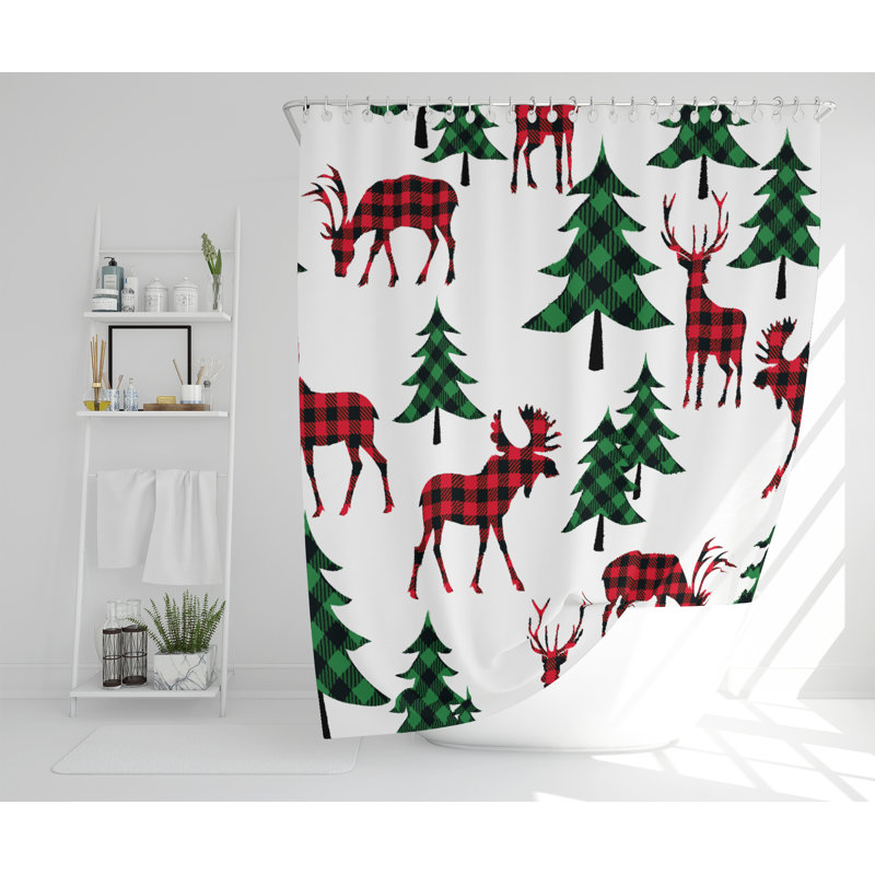 Devine Polyester Shower Curtain Set