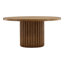 Henley Round Dining Table Dark Brown