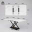 Extendable Metal Base Dining Table