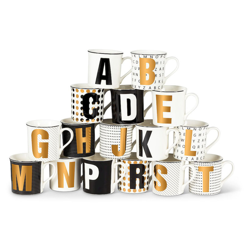 Tasse à café graphique L