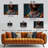 Elegant Decorative Framed MDF Painting, 13.8 x 18.5 x 0.1 inches | 100% MDF with 3 mm Thickness, 100% Pine Wood Frame | UV Printed Artwork for Stylish Home Decor, Perfect for Living Room or Office