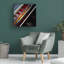 Art mural sur toile tendue - "Escalator" par Soderman pour décoration de salon, de chambre à coucher ou de bureau - 24 x 24
