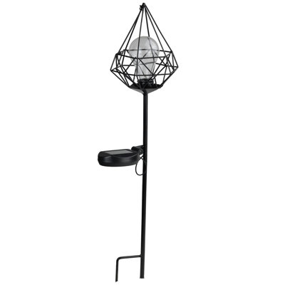 Solar Powered Metal Pathway Light