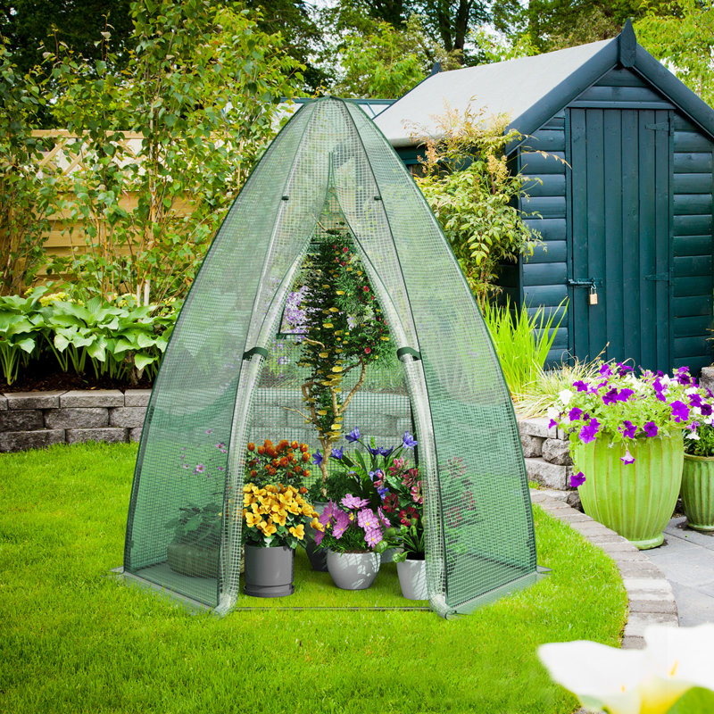 63" W x 63" D Greenhouse