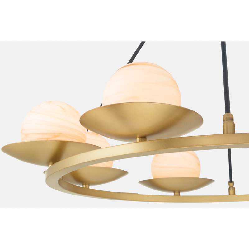 Luminaire suspendu 8 lumières 42 po Olenne
