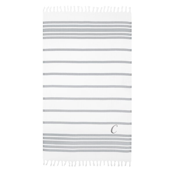 Turkish Beach Towel, 100% Cotton, Prewashed, 38 x 70 Inches