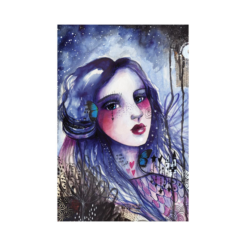 You Are The Light by Tamara Laporte - Print on Canvas, 30.48 cm H x 45.72 cm W, Wrapped Canvas