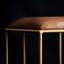 Tabouret de coiffeuse en laiton Bowdon