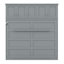Lit escamotable peu encombrant avec armoire-923932862