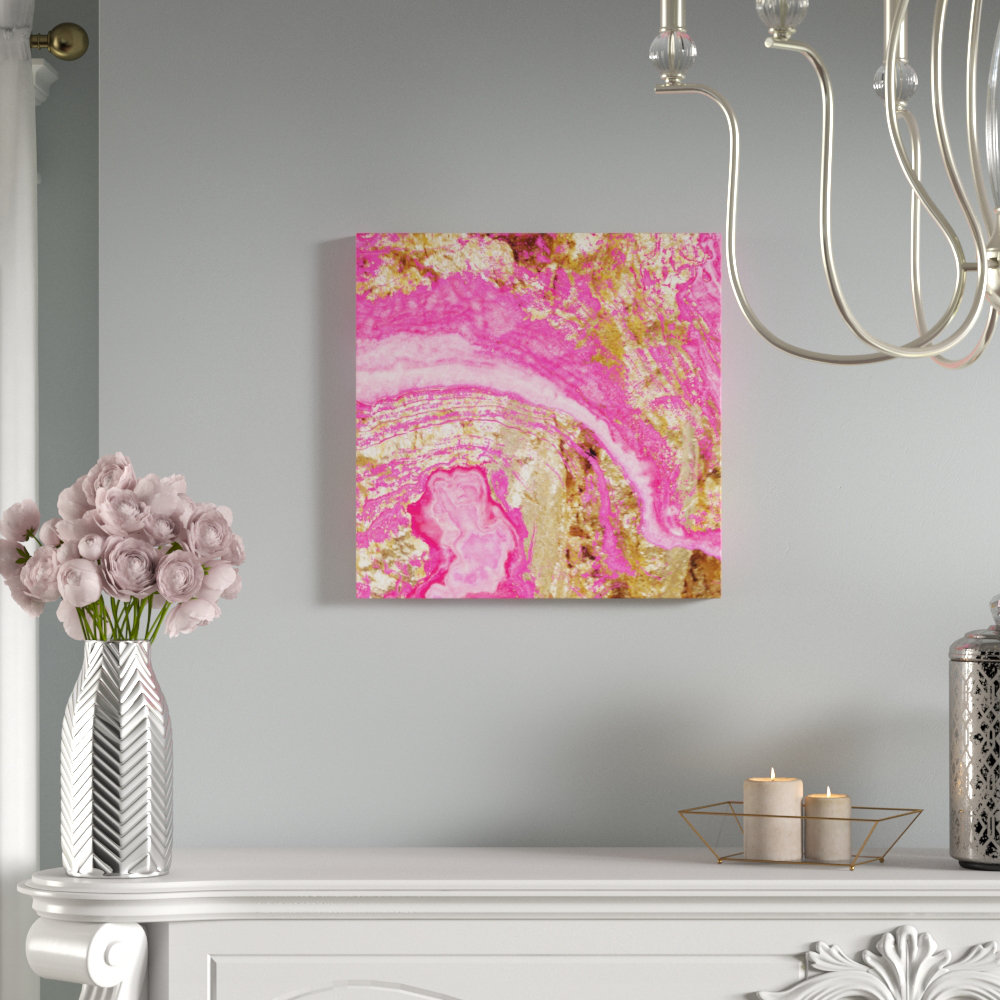 " Abstract Acai Seeds, Modern & Contemporary Pink " by Oliver Gal Mercer41 